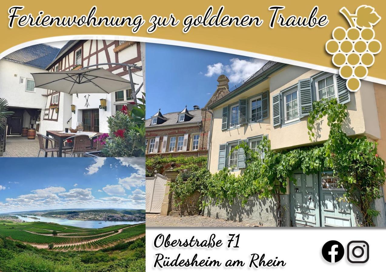 רודסהיים אם ריין Fewo Zur Goldenen Traube מראה חיצוני תמונה